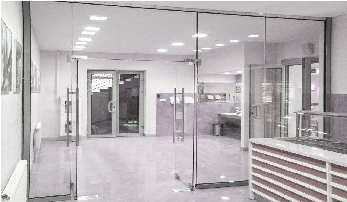 Swing doors
