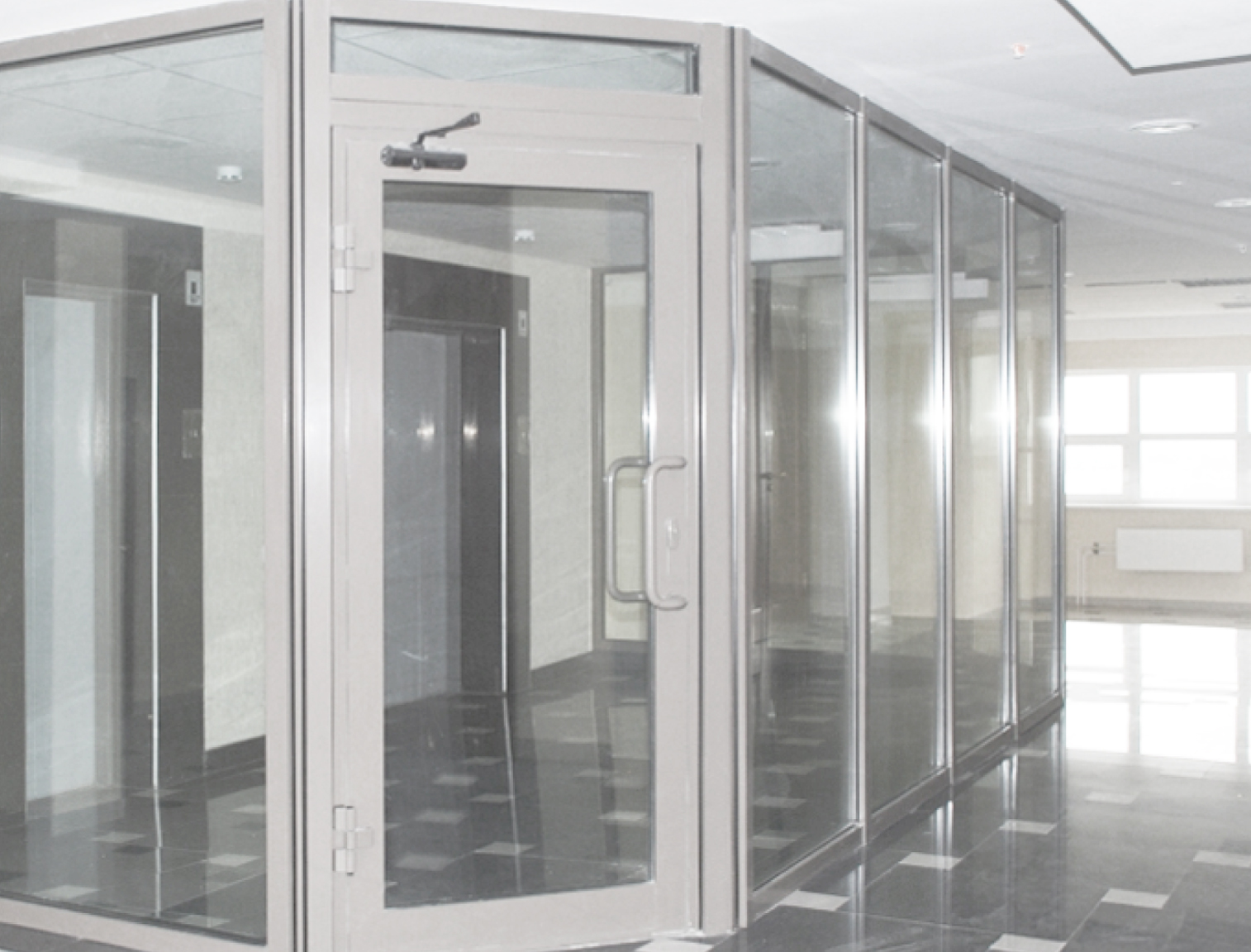 With built-in doors